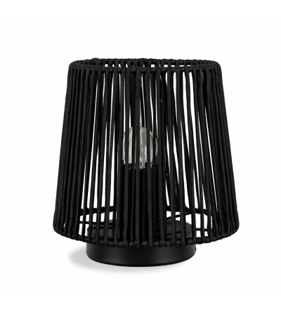 SOBREMESA MANILA NEGRO 1L E-27 200 Ø